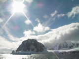 Mount Lacroix auf Booth Island im Sonnenglanz