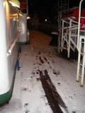 Winterliche Nacht an Bord der Sedov